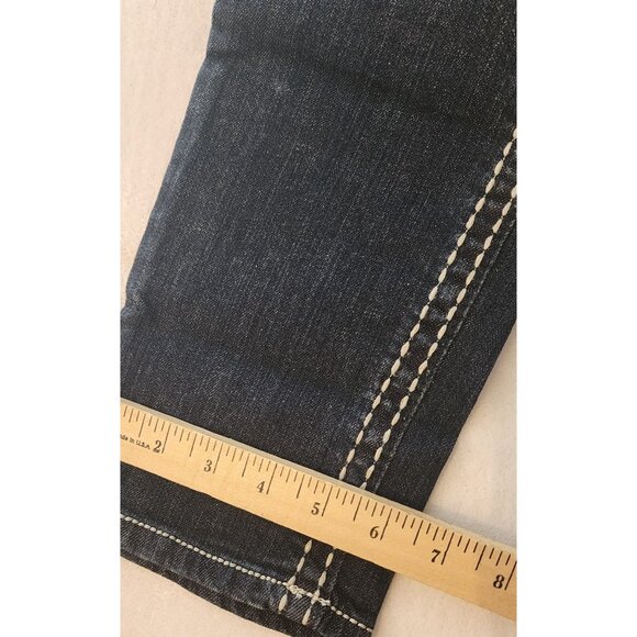 Paisley Sky Women's Dark Wash Denim Jeans Size 14 - Picture 13 of 13